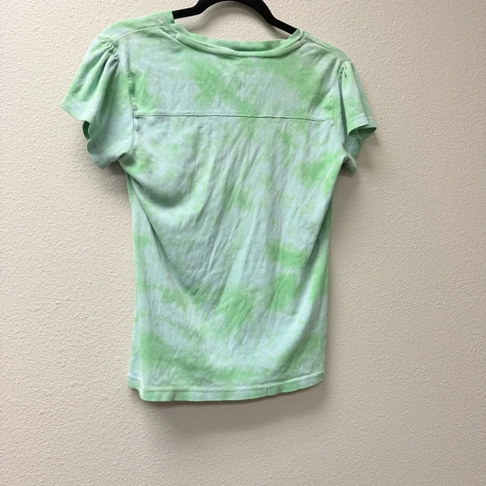 BCG Green V Neck Athletic Tee Medium Cotton Casual Active Top Shirt - Picture 3 of 6